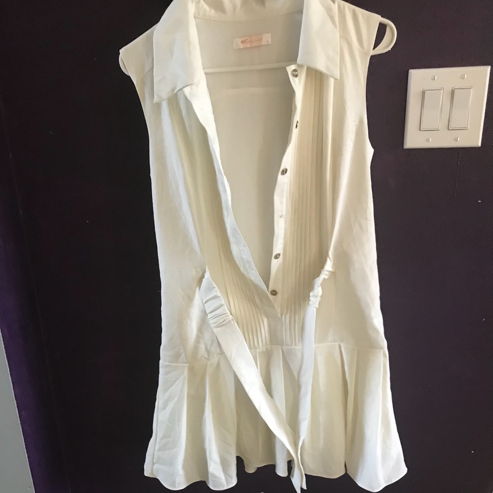 White golf  dress